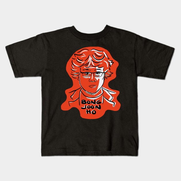 Bong Joon Ho Kids T-Shirt by realisateur